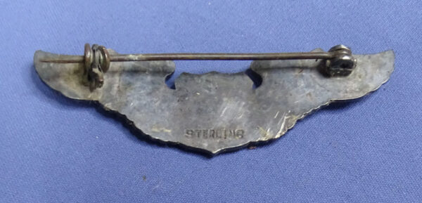 USAAF 2 Inch Sterling Pilot Wing - Image 2