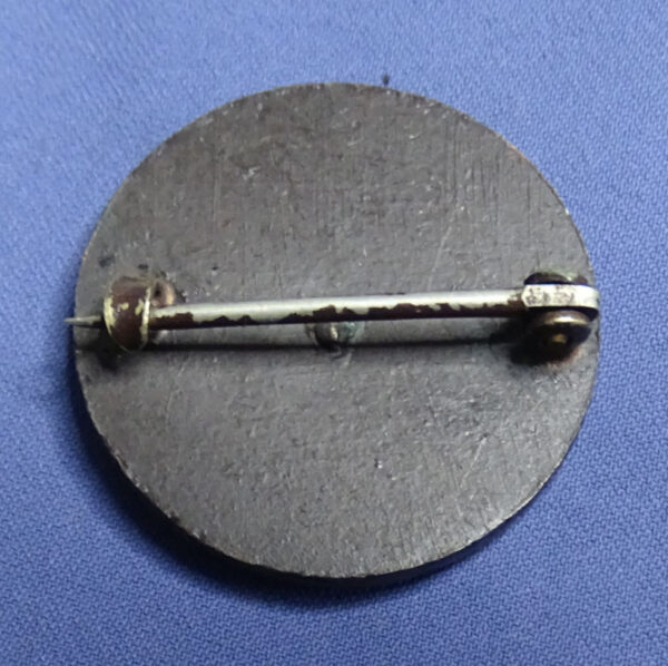 WWI Army Air Service Pin Back Collar Disk With Applied Prop - Image 2