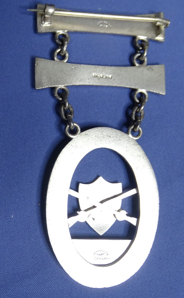 New York Regimental Rifle Championship SIS Sterling Medal - Image 2