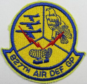 827th Air Defense Group Patch