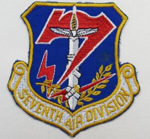 7th Air Division Patch