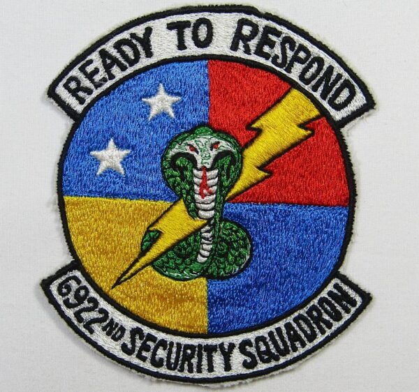 Theater Made 6922nd Security Squadron Patch