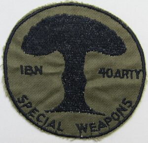 1st BN 40th Artillery Special Weapons Patch