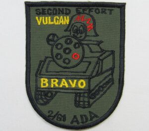 1st Battalion 40th Artillery Special Weapons Patch