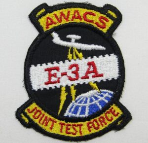 AWACS E-3A Joint Test Force Patch