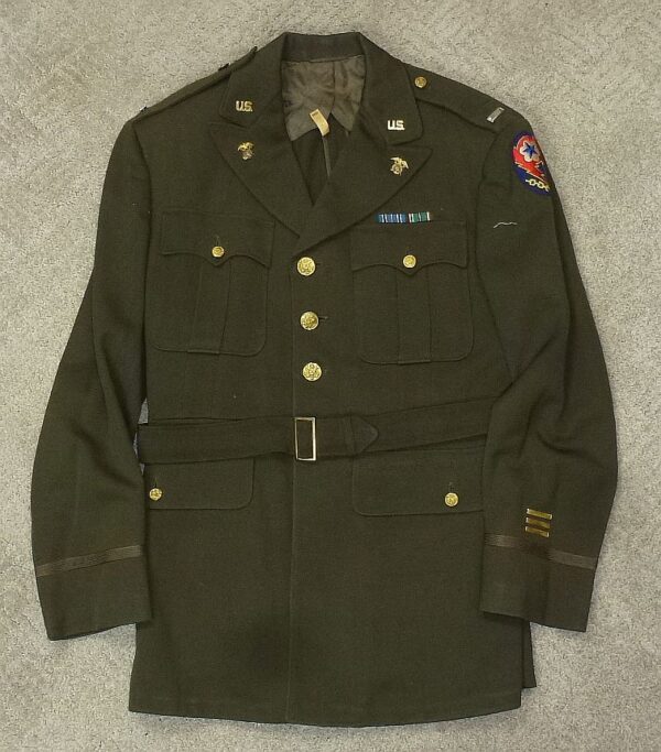 Named WWII ETO Quartermaster Corps Lieutenant Tunic