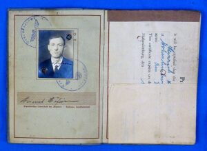 1937 German Army Wehrpass for a World War I Veteran