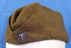 British Made WWI U.S. Army Supply Train EM/NCO Overseas Cap