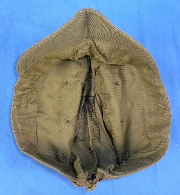 Near Mint WWII Japanese Navy Petty Officer Green Cotton Field Cap - Image 7