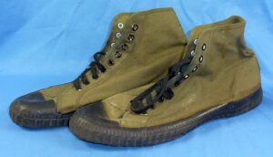 US Army Canvas Jungle Boots "Made in Cuba" dated 1946