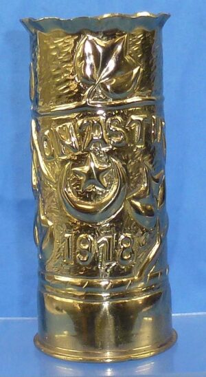 1918 Dated Trench Art Shell Casing from the Battle of Monastir