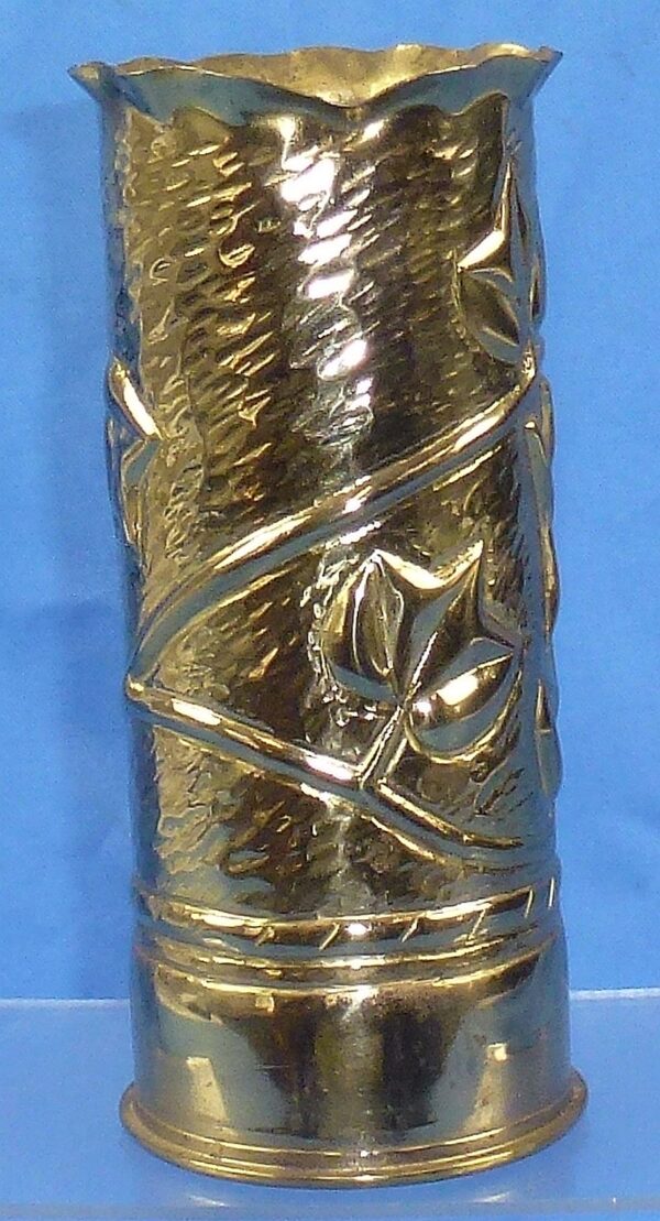1918 Dated Trench Art Shell Casing from the Battle of Monastir - Image 2