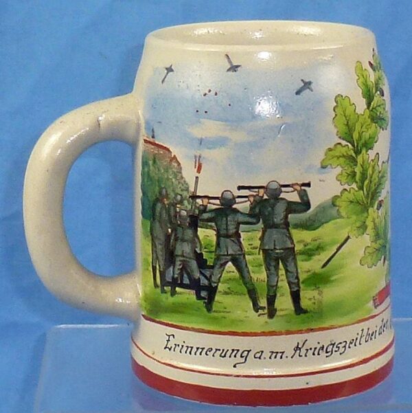 1942 Kriegsmarine Naval Flak Artillery Service Stein - Image 2
