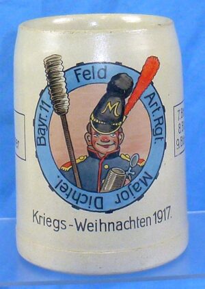 Christmas 1917 11th Royal Bavarian Field Artillery Regiment Service Stein