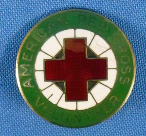 WWII American Red Cross Motor Corps Volunteer Sterling Badge