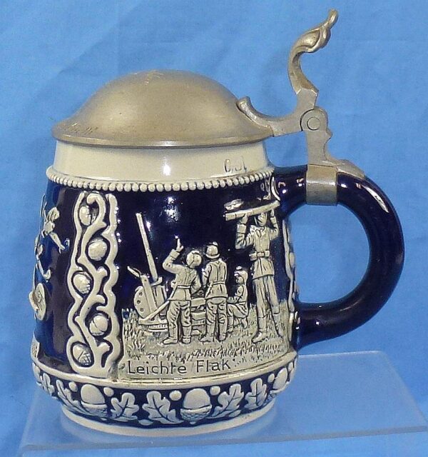 1937 Dated Luftwaffe Signals Company in Furth Service Stein - Image 3