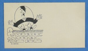 WWII Propaganda Envelope: Hitler as Humpty Dumpty