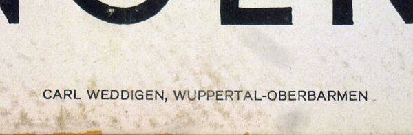 Third Reich WKC Dagger and Sword Manufacturer Standing Advertising Sign - Image 2