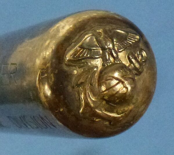 U.S. Marine Corps Third Division Swagger Stick Presented to Army General Lyman Lemnitzer - Image 3