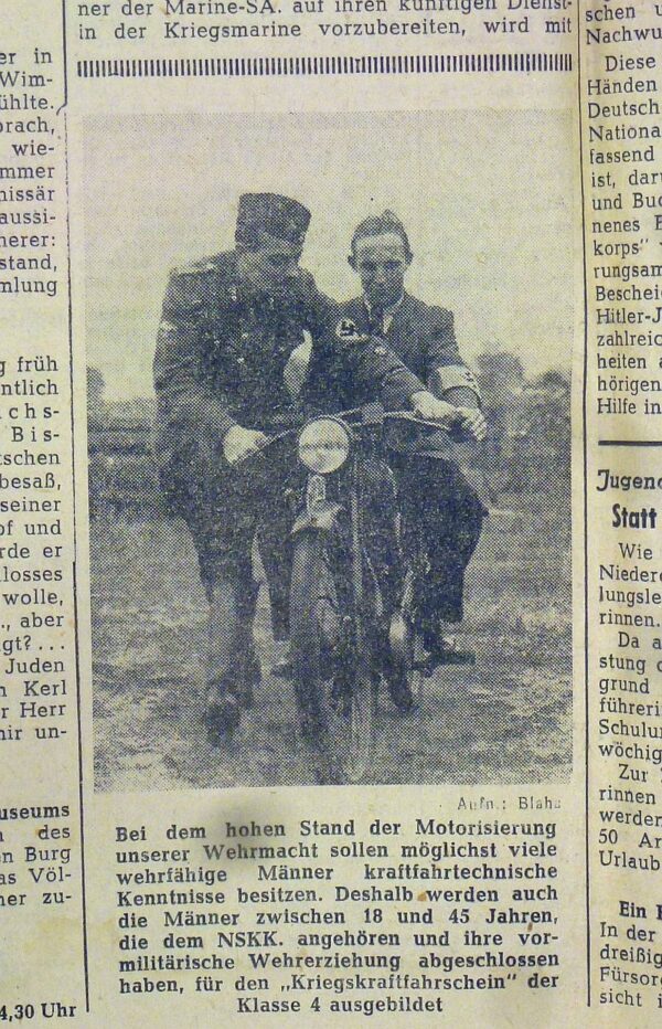 1942 Volkischer Beobachter Nazi Party Newspaper - Image 3
