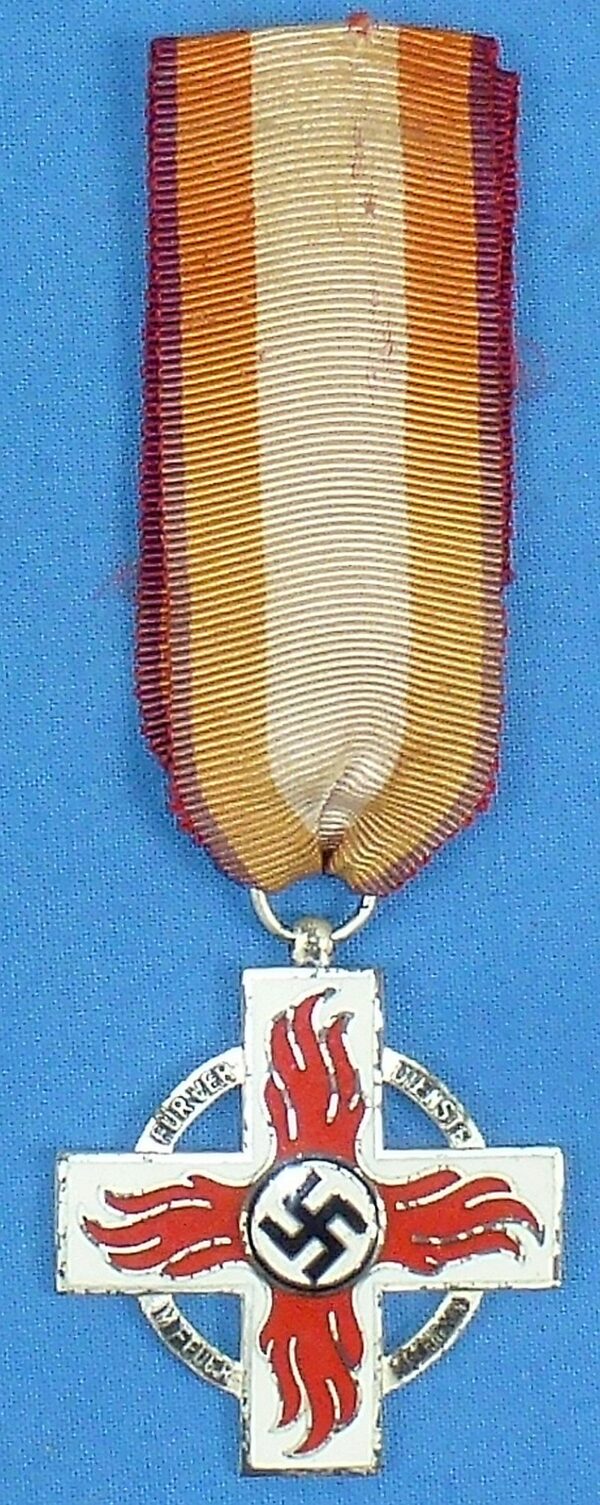 Third Reich Fire Brigade Honor Decoration Second Class