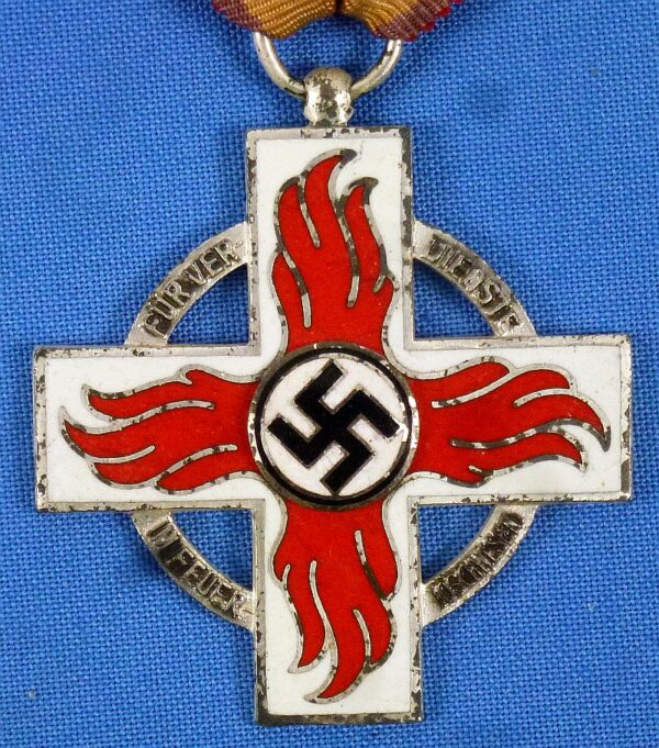 Third Reich Fire Brigade Honor Decoration Second Class - Image 2