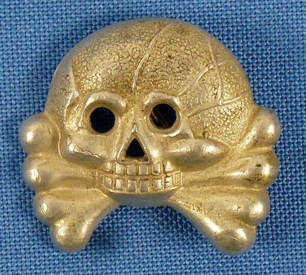 German Army Panzer Collar Tab Skull