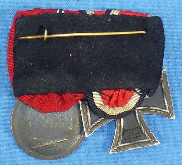 Third Reich Parade Mounted Two Place Medal Bar - Image 2
