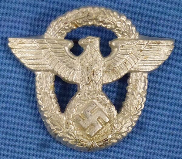 Third Reich Police Visor Cap Eagle