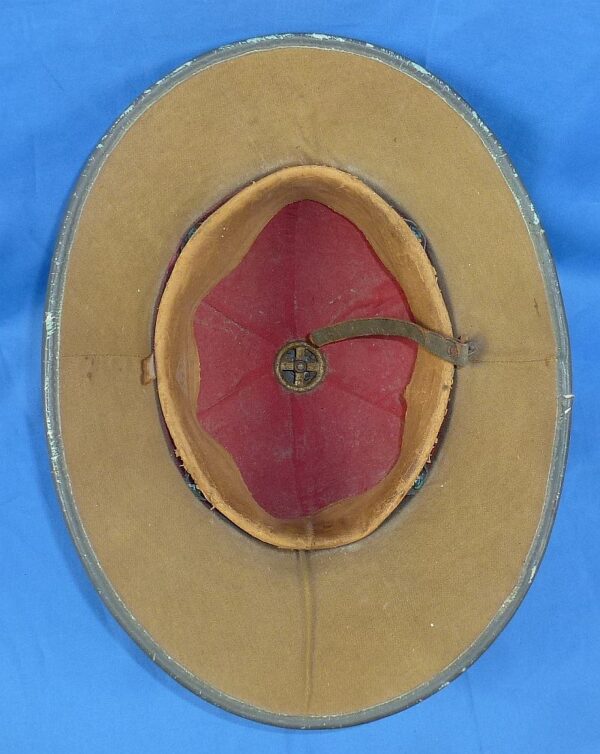 1942 Dated German Army Pith Helmet with G.I. Capture Annotation - Image 8