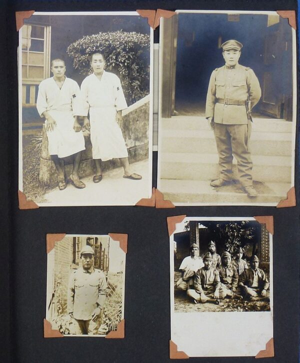 WWII Japanese Army Photograph Album with Baseball Content - Image 4