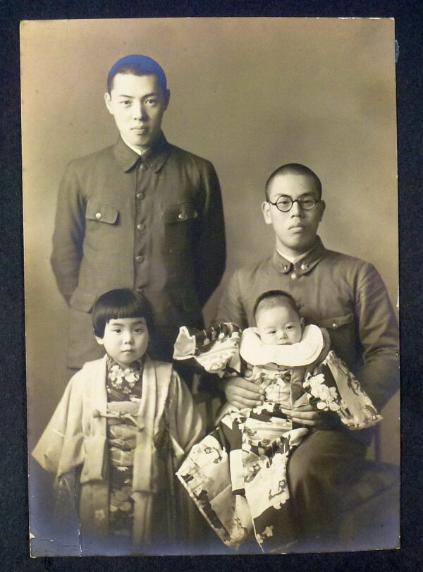 WWII Japanese Army Photograph Album with Baseball Content - Image 7