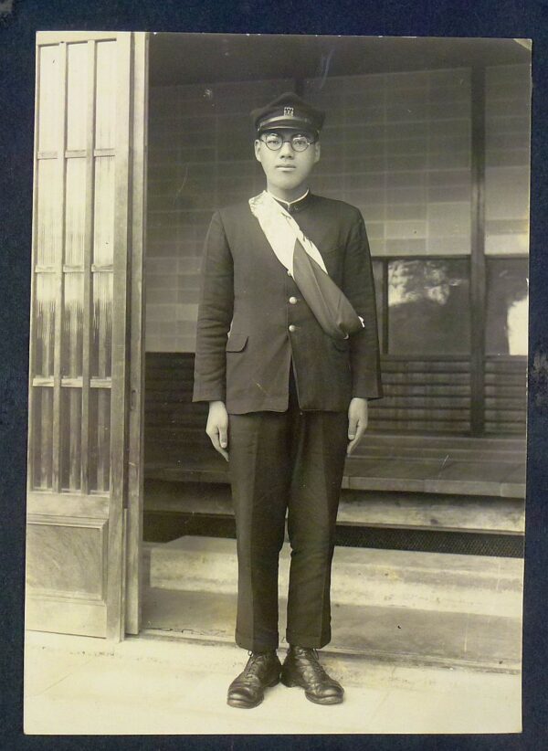 WWII Japanese Army Photograph Album with Baseball Content - Image 9