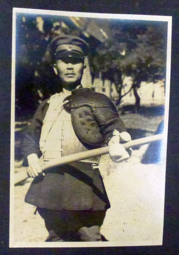 WWII Japanese Army Photograph Album with Baseball Content - Image 14