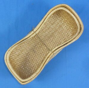WWII Japanese Officer Wicker Bento Box