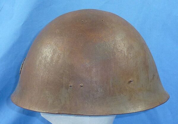 WWII Japanese Type 90 Navy Combat Helmet - Image 5