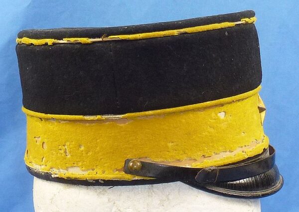 Meiji Era Russo-Japanese War Army Artillery EM/NCO Visor Cap - Image 3