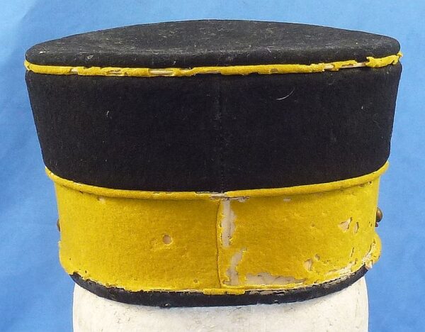 Meiji Era Russo-Japanese War Army Artillery EM/NCO Visor Cap - Image 4