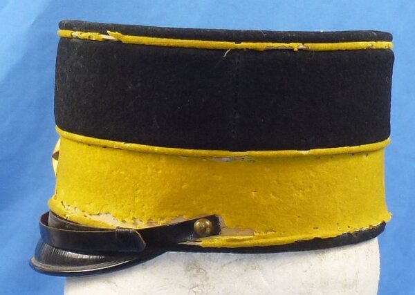 Meiji Era Russo-Japanese War Army Artillery EM/NCO Visor Cap - Image 5