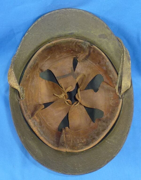 WWI Italian M1916 Adrian Helmet - Image 6