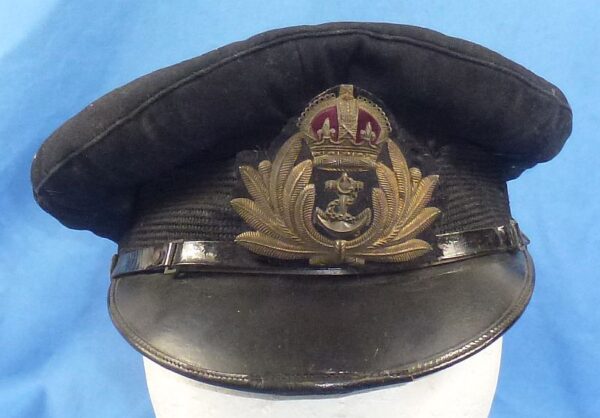Named British Royal Navy Officer Visor Cap - Image 2