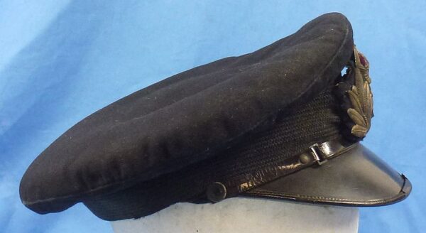 Named British Royal Navy Officer Visor Cap - Image 3