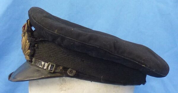Named British Royal Navy Officer Visor Cap - Image 5