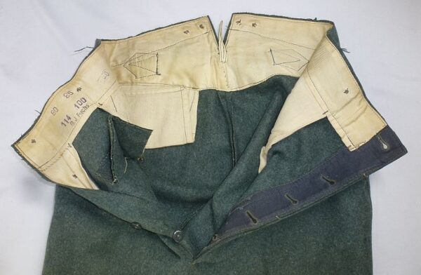 WWII German Army M36 EM/NCO Wool Trousers - Image 2