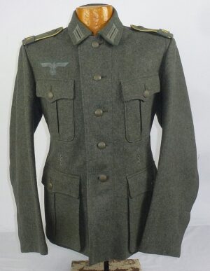 Near Mint German M40 Army Enlisted Ranks Signals Unit Tunic