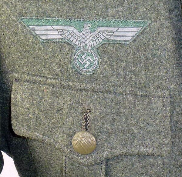 Near Mint German M40 Army Enlisted Ranks Signals Unit Tunic - Image 6