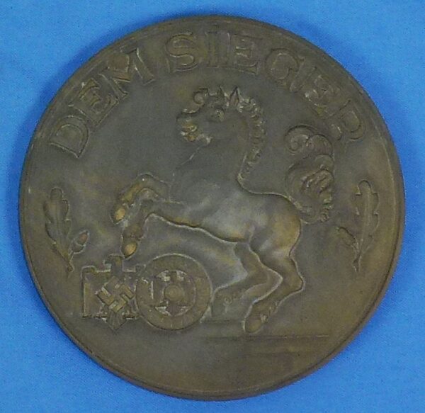 Large Cased Deutscher Schutzen Verband Marksmanship Prize Medal - Image 2
