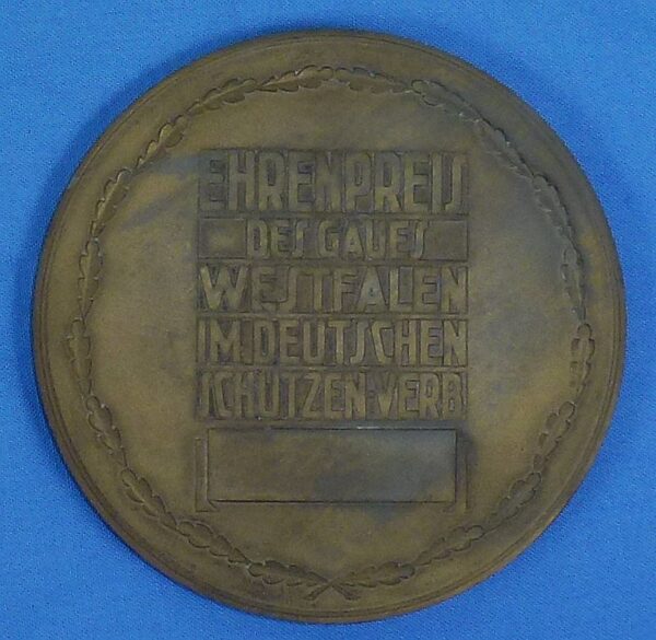 Large Cased Deutscher Schutzen Verband Marksmanship Prize Medal - Image 3