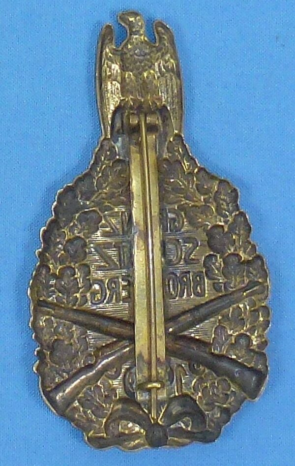 Large Freikorps 3rd Battalion Grenz-Schutz Bromberg 1919 Badge - Image 2