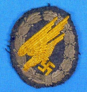 Luftwaffe Cloth Fallschirmjaeger Badge